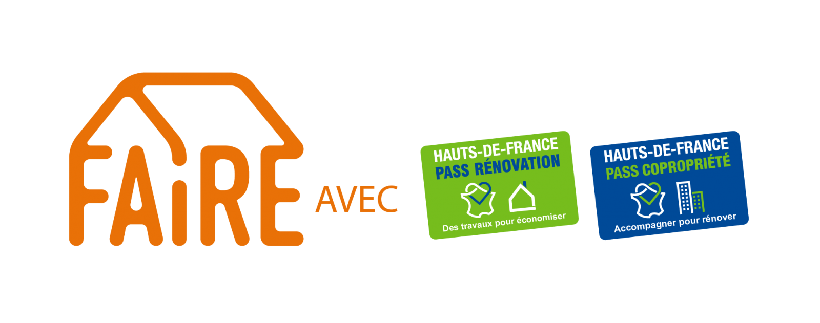 Logo Faire Hauts de france Pass Rénovation